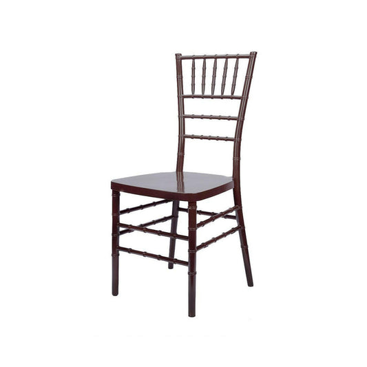Fruitwood Chiavari chair for rustic events chair rental in Atlanta, GA