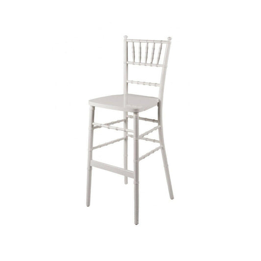 Chiavari barstool wood white for receptions chair rental in Atlanta, GA