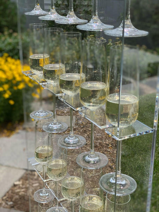 Champagne Wall - 5-Tier Acrylic