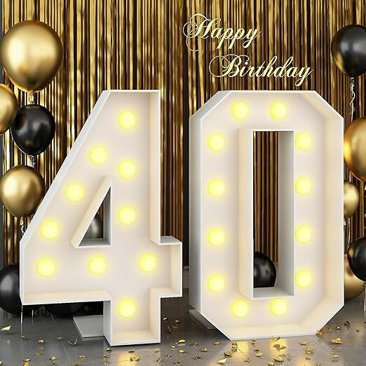 LED Marquee: Number 40