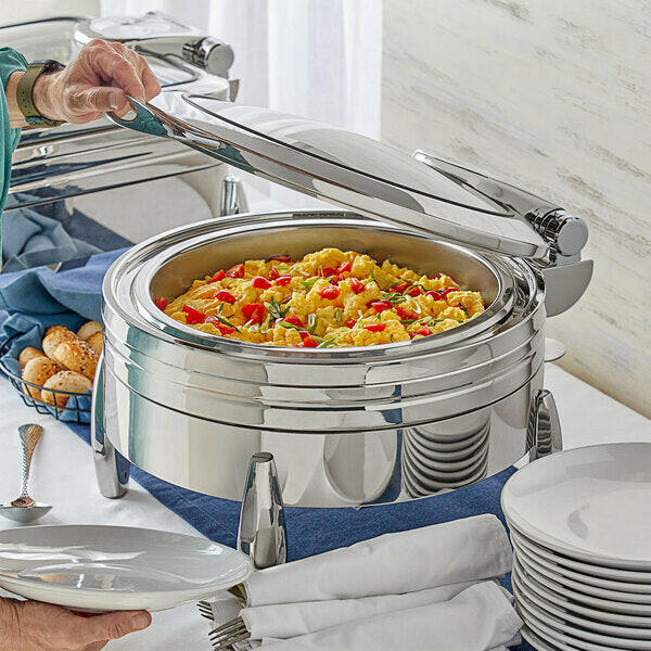Chafer 6 qt Round Glass Top