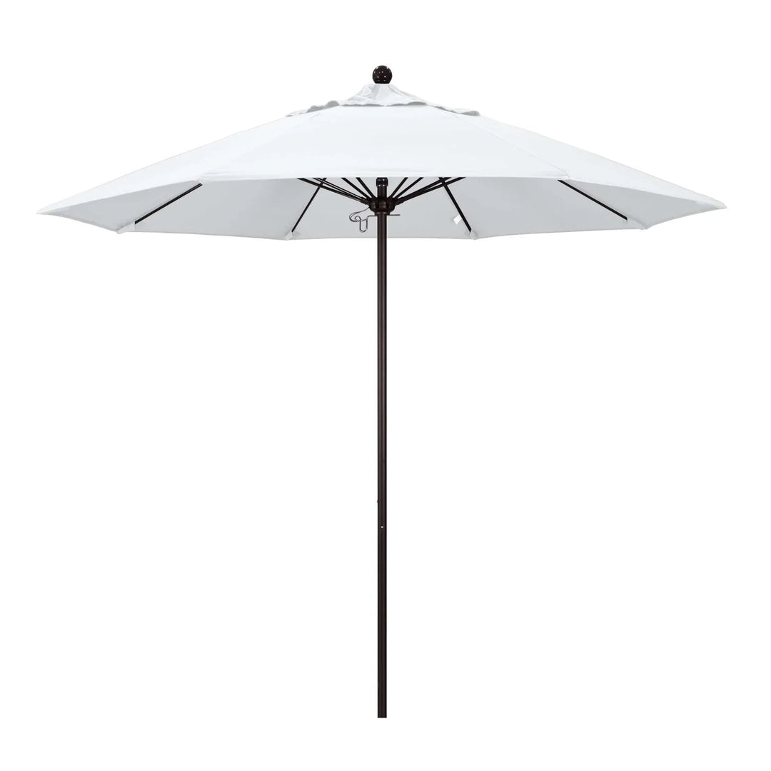9' Patio Umbrella with Bronze Pole and Sunbrella Canopy