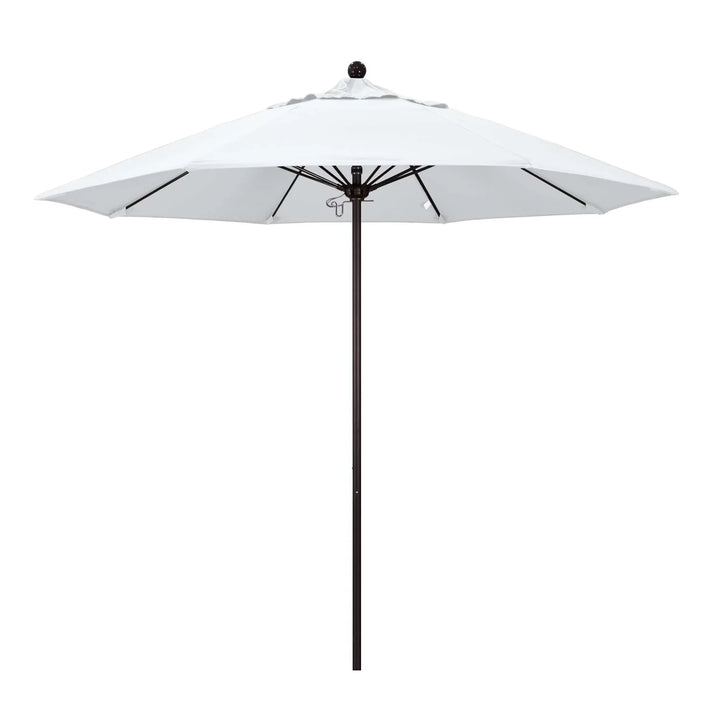 9' Patio Umbrella with Bronze Pole and Sunbrella Canopy