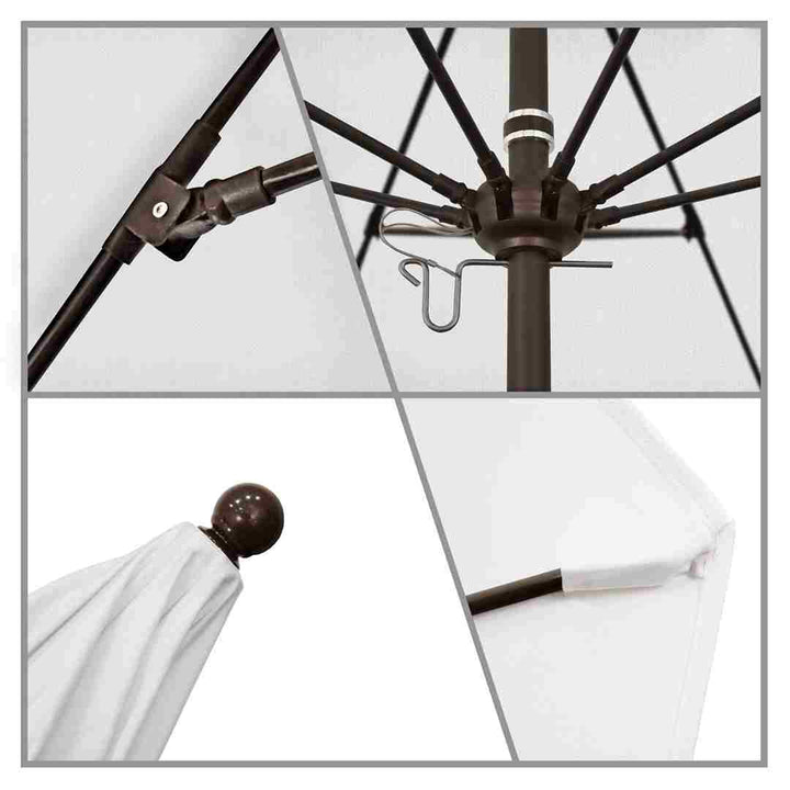 9' Patio Umbrella with Bronze Pole and Sunbrella Canopy