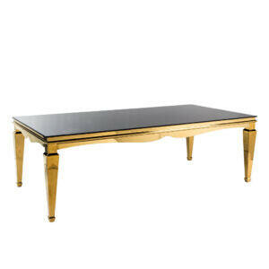 Table Dining - Amina Gold Black