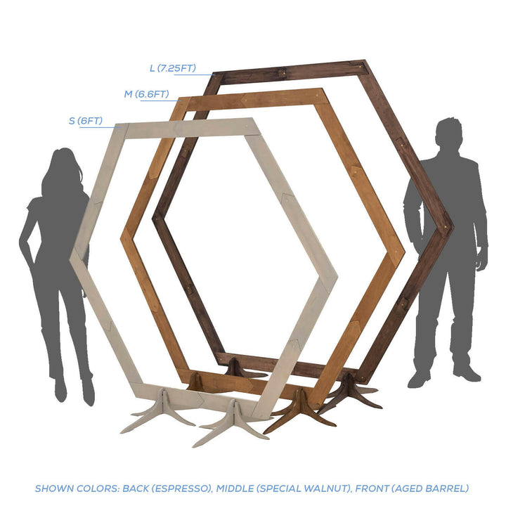 Wood Arch - Hexagon