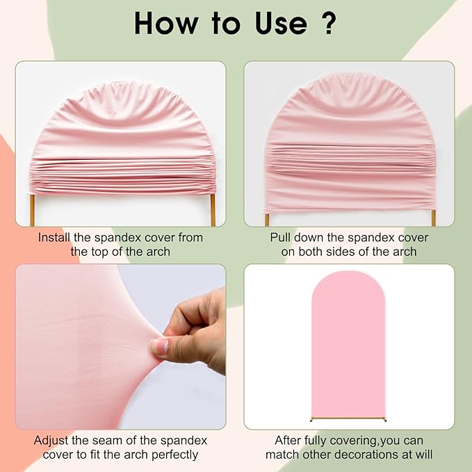Backdrop Package - Chiara Arch  Spandex