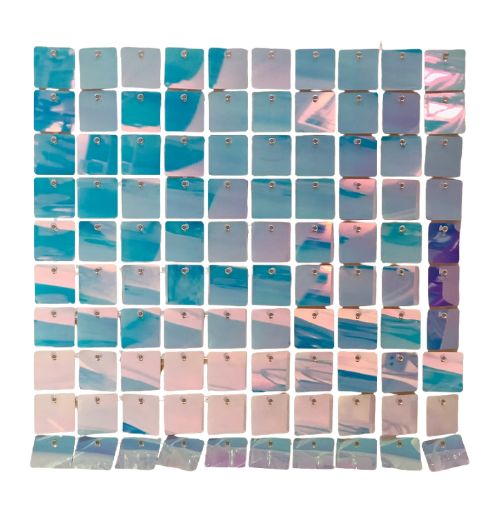 Blue  Iridescent  Shimmer Wall Rental in Atlanta | WOW Event Rental