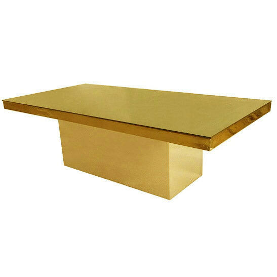 Table Dining - Bloom Silver Mirror
