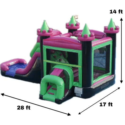 Inflatables  - Slide Combo Neonish