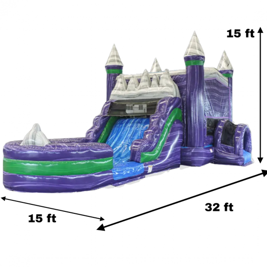 Slide Combo Purple Knight Inflatables