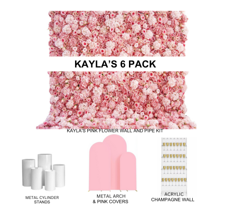 Pink Flower Wall Bundle