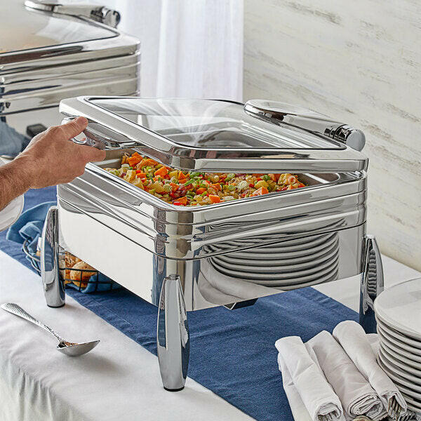 Chafer 6 qt Round Glass Top