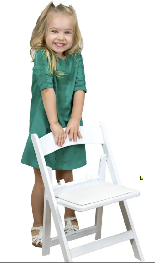 Kids: White Resin Chairs & Table Bundle