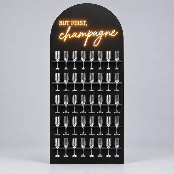 Full Arch Chiara Champagne Wall Rental | Wow Event Rentals Atlanta