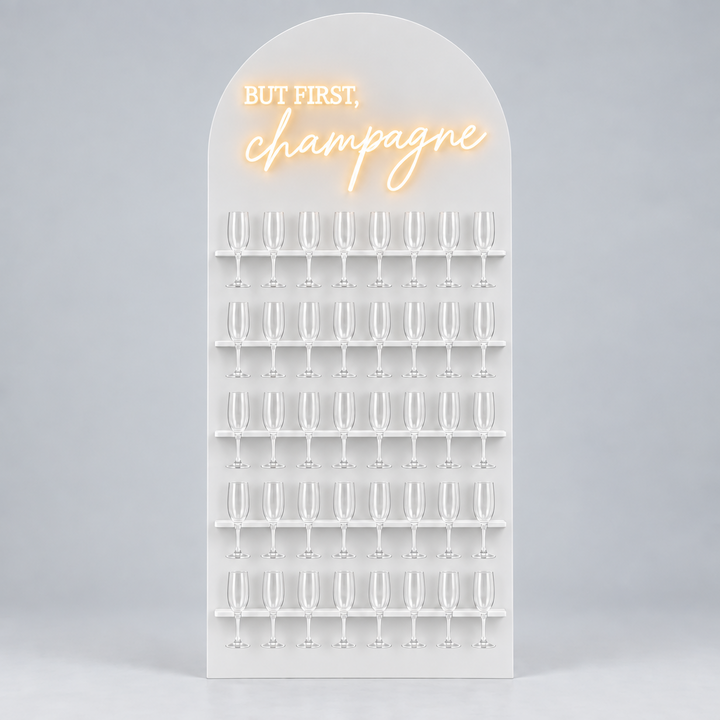 Full Arch Chiara Champagne Wall Rental | Wow Event Rentals Atlanta