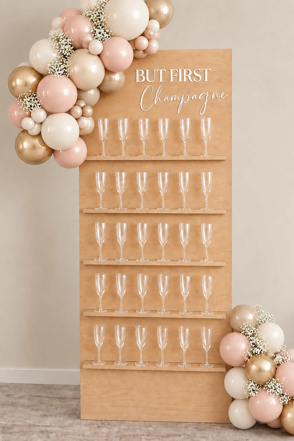 Champagne Walls (4ft x 7ft and  8ft x 7ft)  Rectangle, Rental