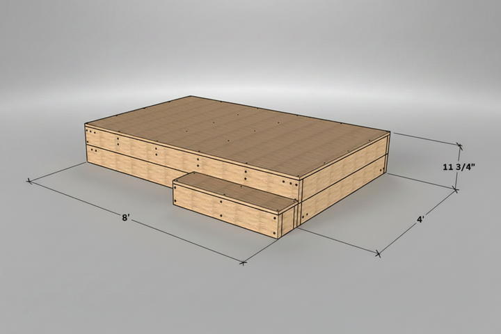 Wedding Stage Wooden Event Platform Rectangle | WOW Event Rentals