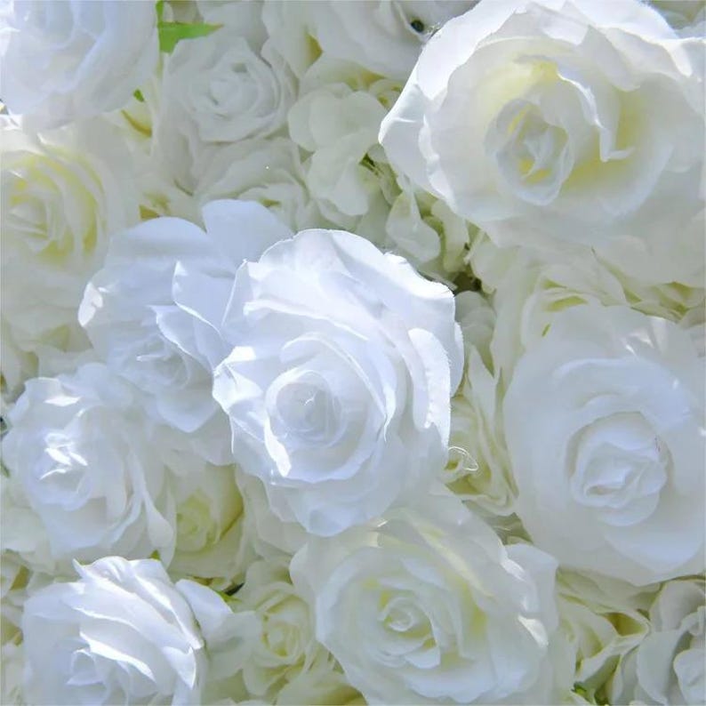 White Flower Wall Backdrop Rentals   Atlanta, GA