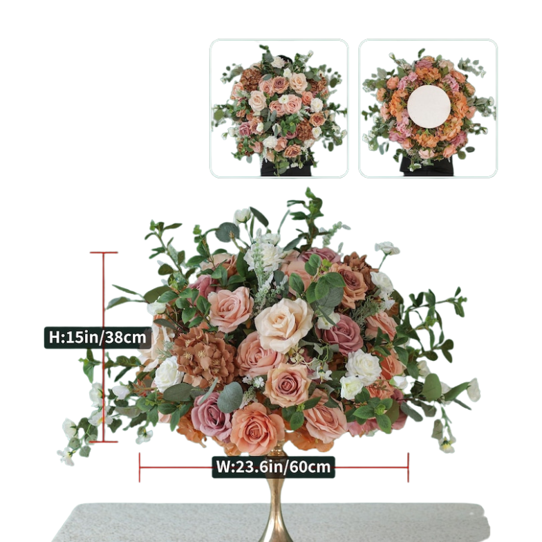 Flower Ball Fall, Autumn, Terracotta – Rental Atlanta