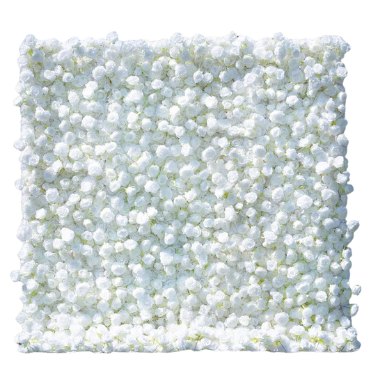 White Flower Wall Backdrop Rentals   Atlanta, GA