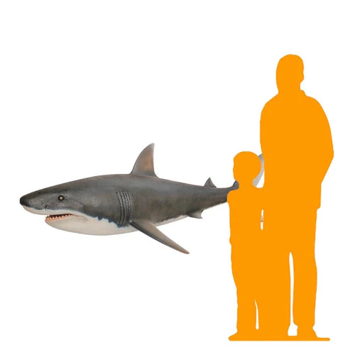 Life Size: Great-White-Statue