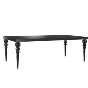 Table Dining - Heritage Black & Black