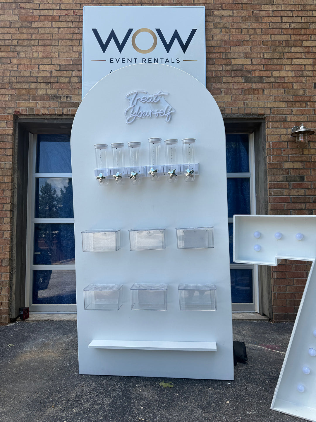 4ft x 8ft Treat & Favors Wall Rental l Atlanta, GA