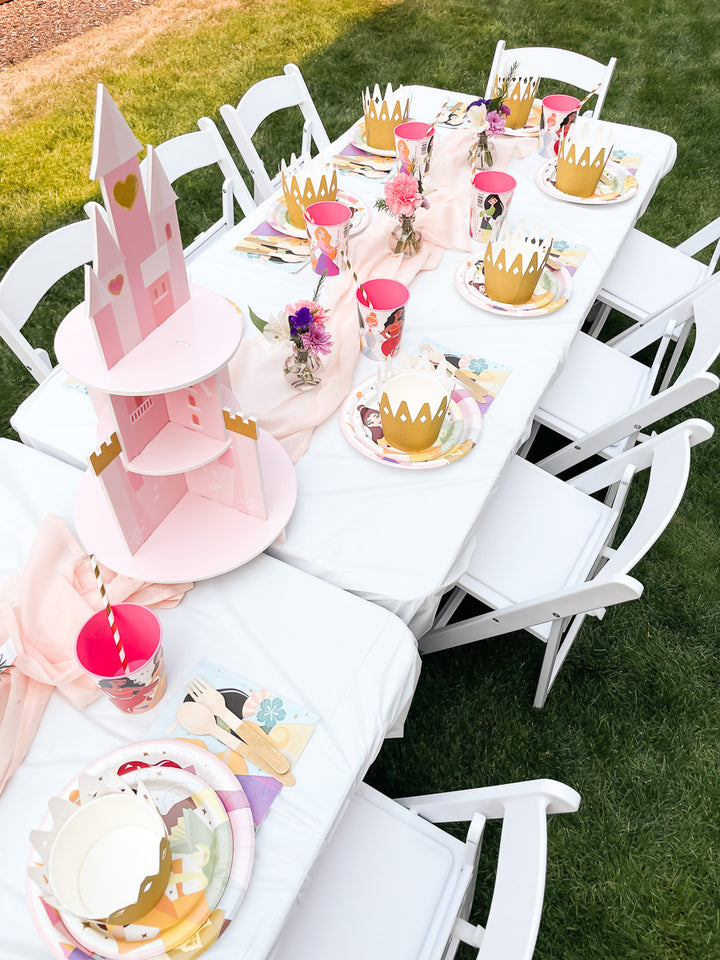 Kids: White Resin Chairs & Table Bundle