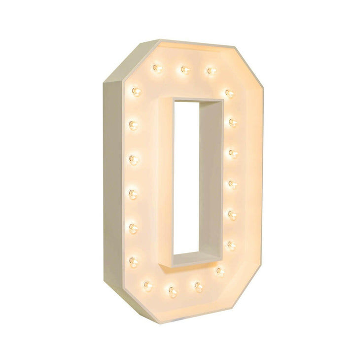 Wood Marquee: Number 1-10