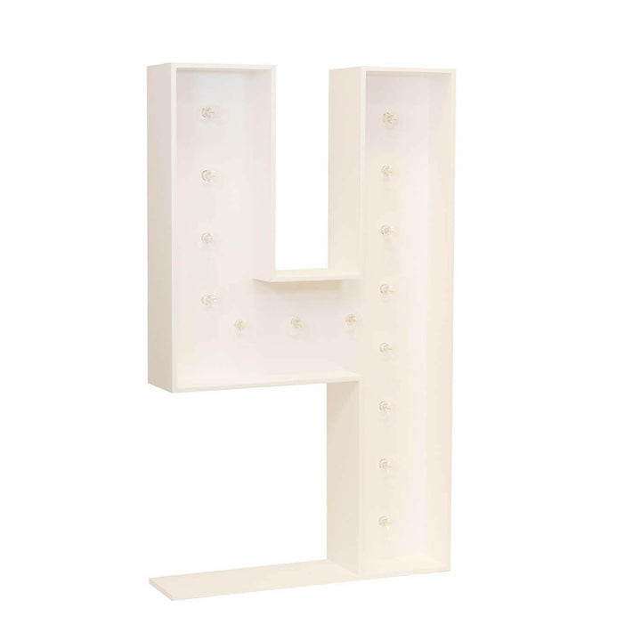 Wood Marquee: Number 1-10
