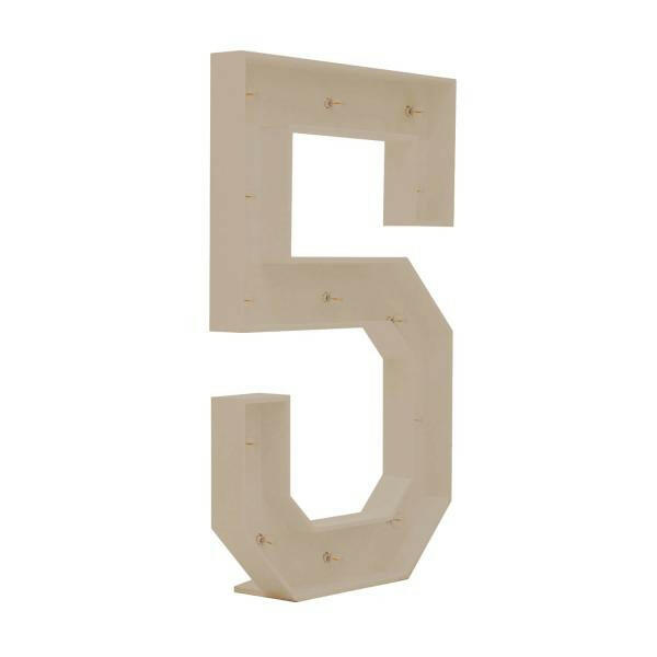 Wood Marquee: Number 1-10