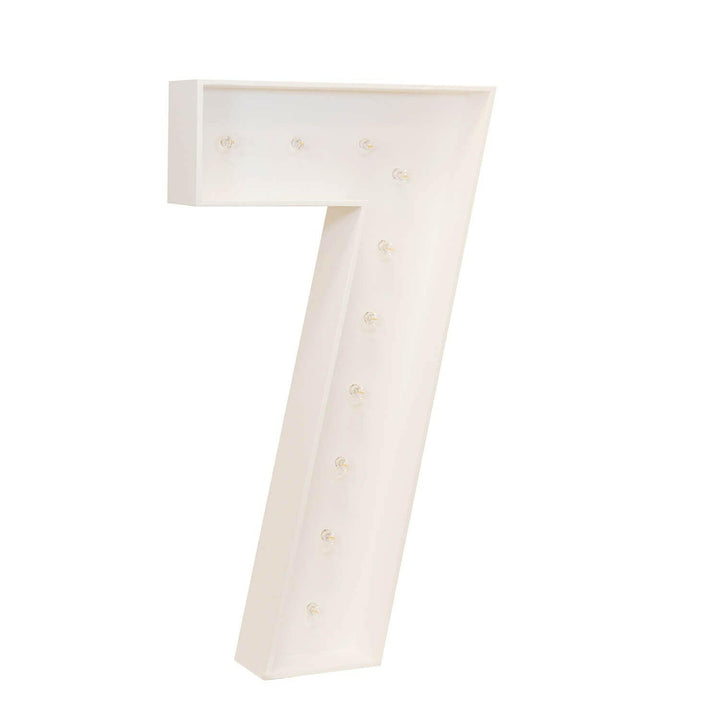 Wood Marquee: Number 1-10