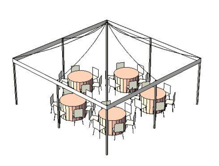 Package C: 40 Guest & 20x20 Tent