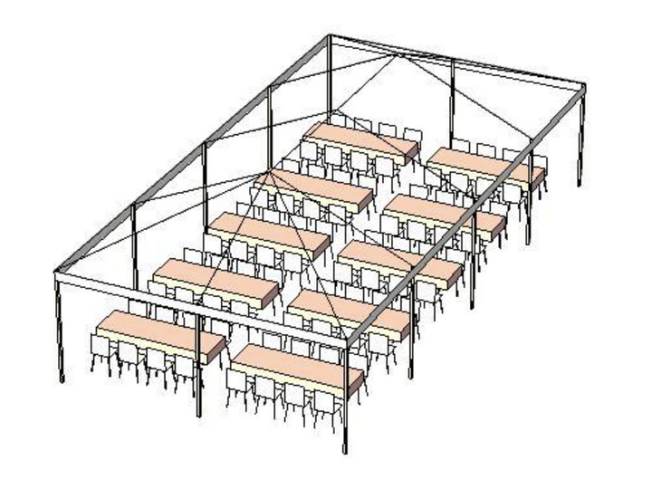 Package R: 80 Guest & 20x 40 Tent