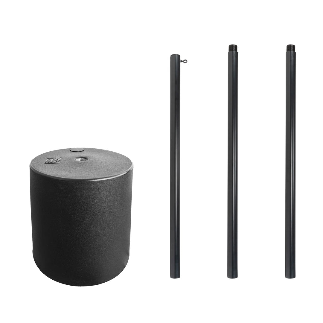 Freestanding String Light Pole Stand with Tank Base