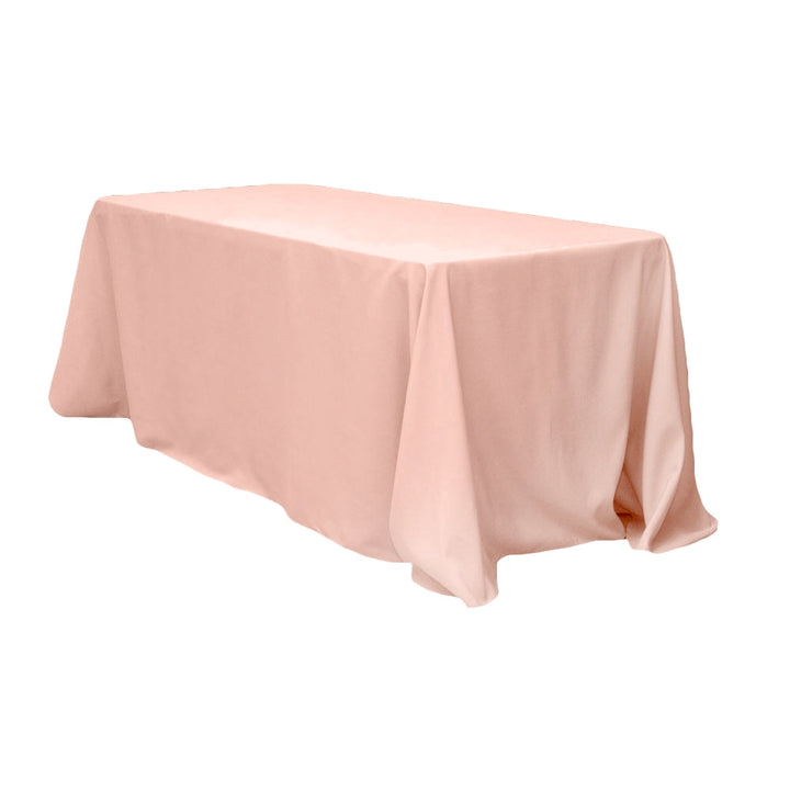 Rectangular Oblong (Square Corners)  Premium Polyester Tablecloth Linens