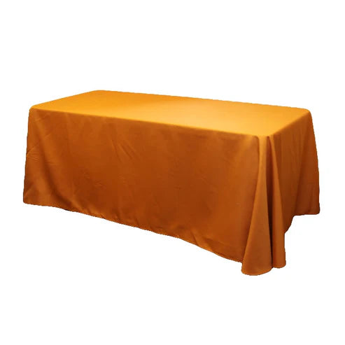 Rectangular Oblong (Square Corners)  Premium Polyester Tablecloth Linens