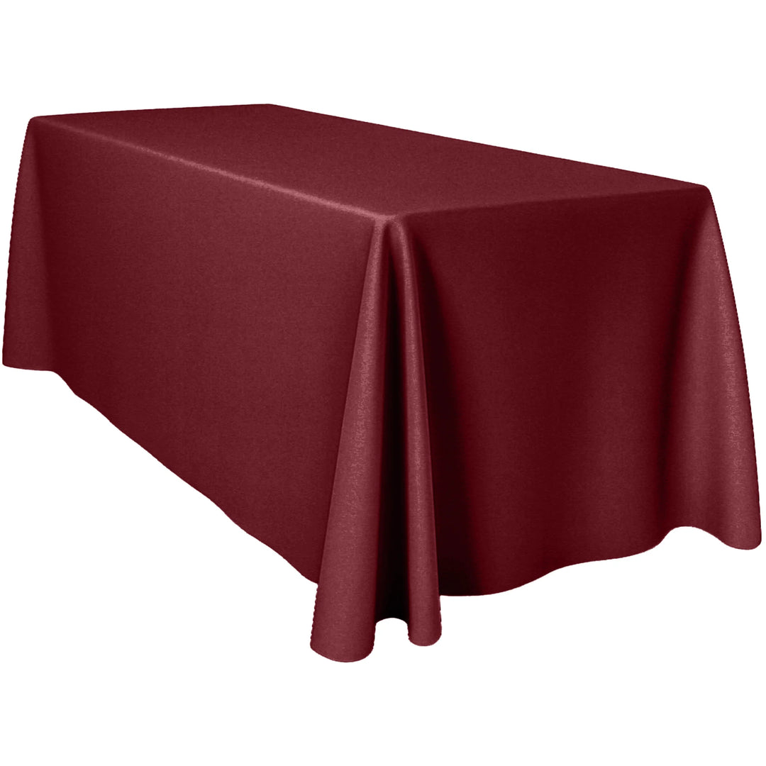 Rectangular Oblong (Square Corners)  Premium Polyester Tablecloth Linens