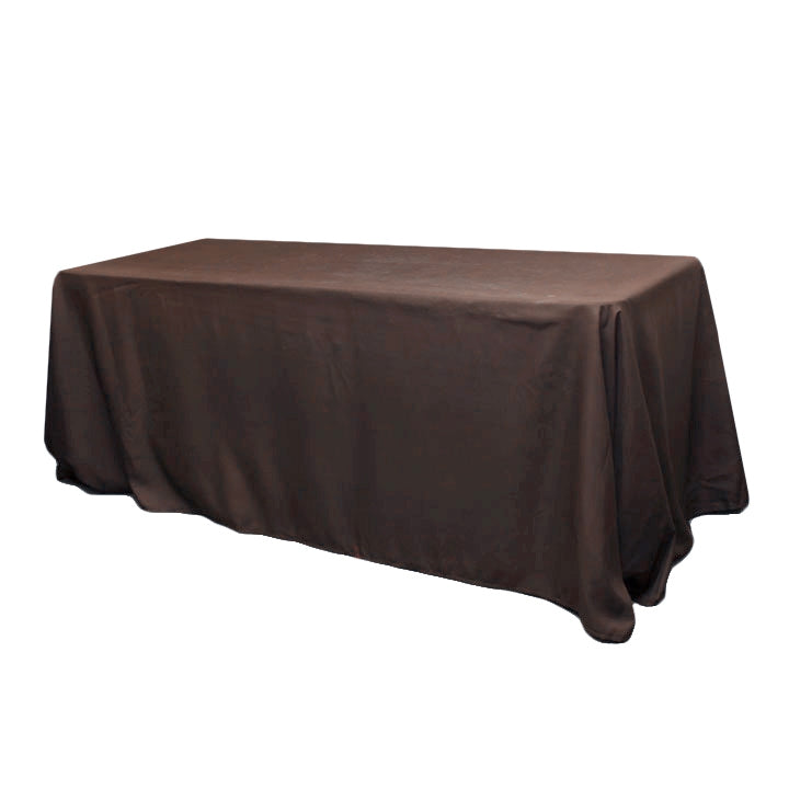 Rectangular Oblong (Square Corners)  Premium Polyester Tablecloth Linens