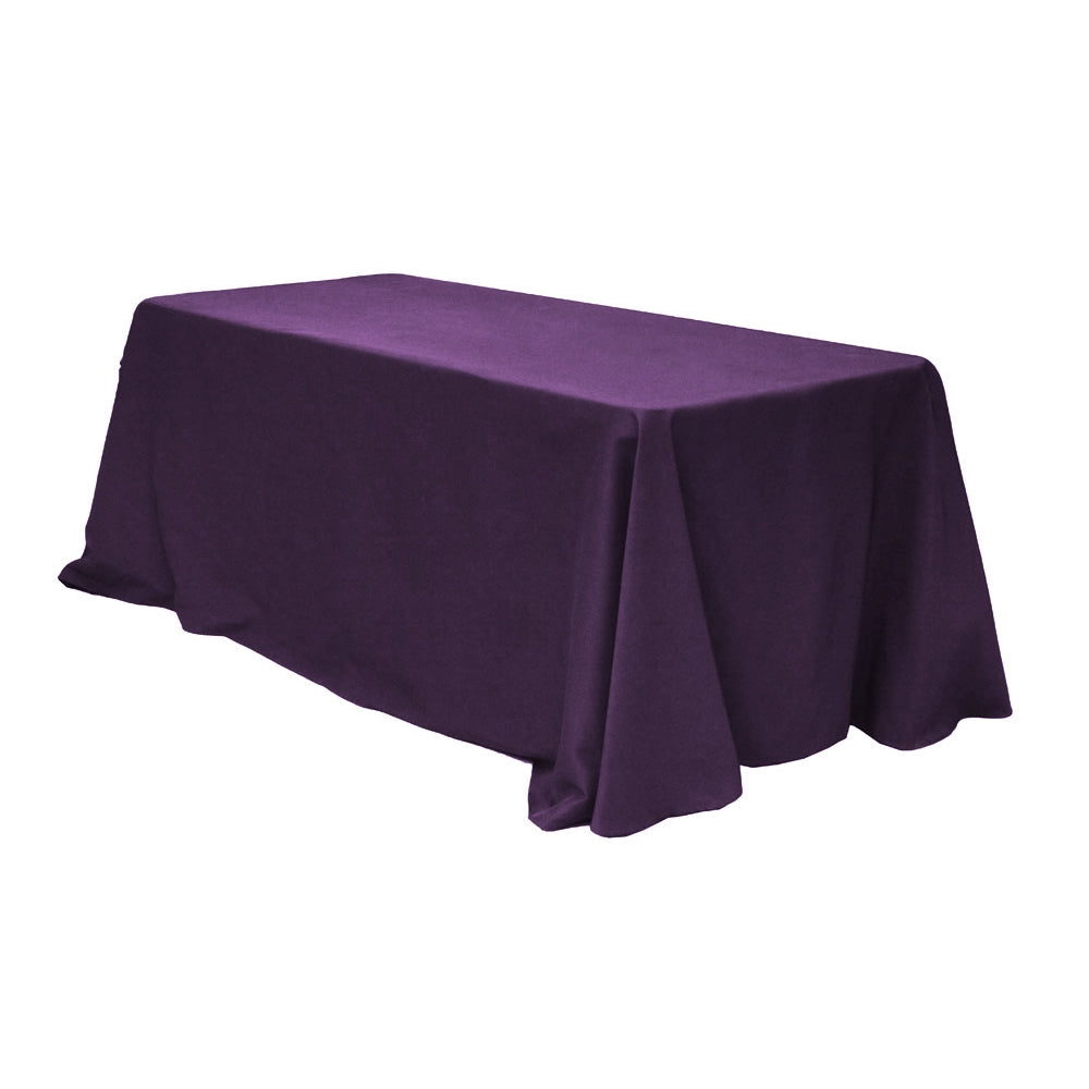 Rectangular Oblong (Square Corners)  Premium Polyester Tablecloth Linens