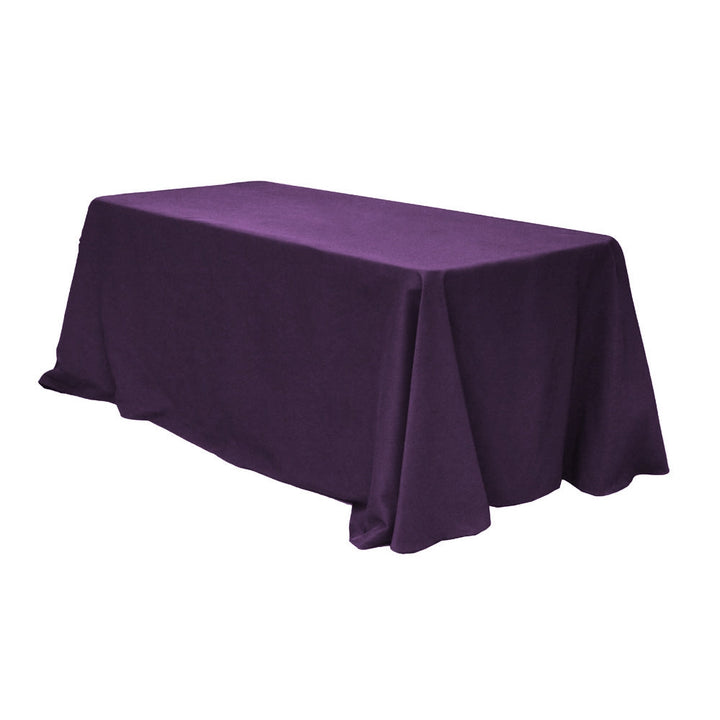 Rectangular Oblong (Square Corners)  Premium Polyester Tablecloth Linens
