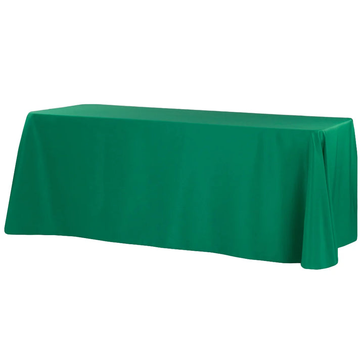 Rectangular Oblong (Square Corners)  Premium Polyester Tablecloth Linens