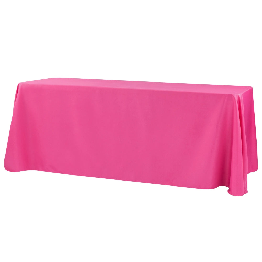 Rectangular Oblong (Square Corners)  Premium Polyester Tablecloth Linens