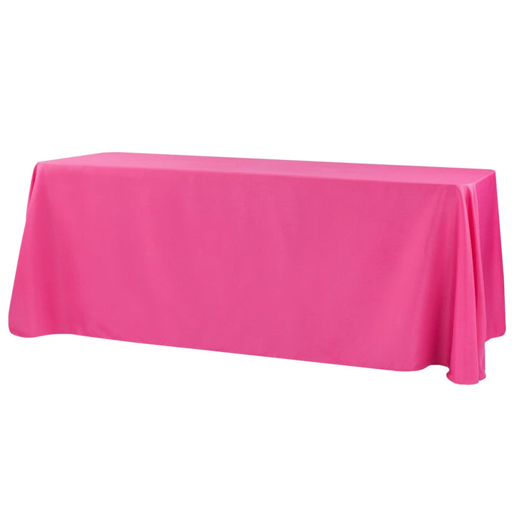 Rectangular Oblong (Square Corners)  Premium Polyester Tablecloth Linens