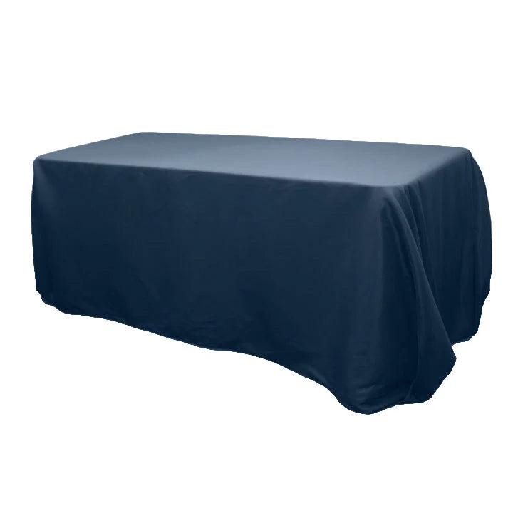 Rectangular Oblong (Square Corners)  Premium Polyester Tablecloth Linens