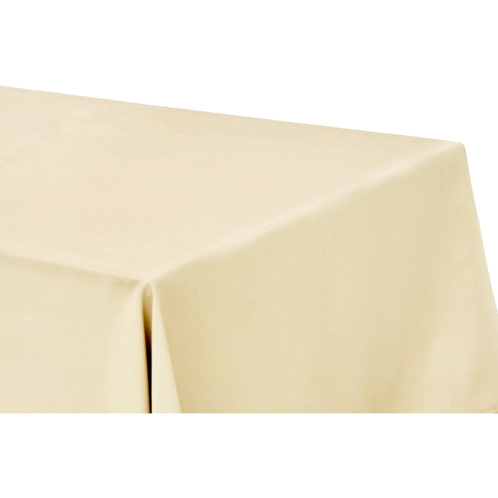 Rectangular Oblong (Square Corners)  Premium Polyester Tablecloth Linens