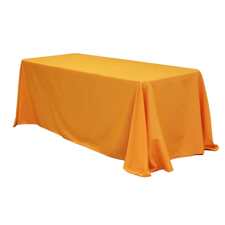Rectangular Oblong (Square Corners)  Premium Polyester Tablecloth Linens