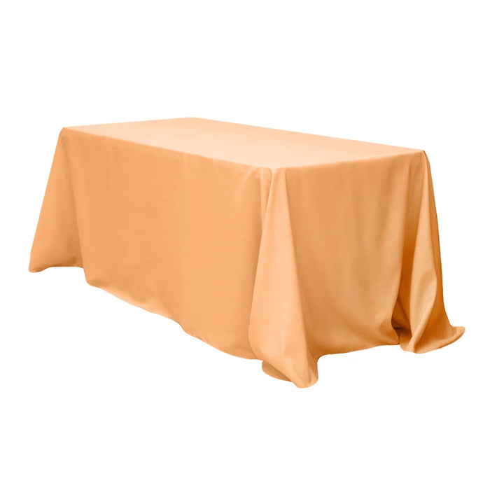 Rectangular Oblong (Square Corners)  Premium Polyester Tablecloth Linens