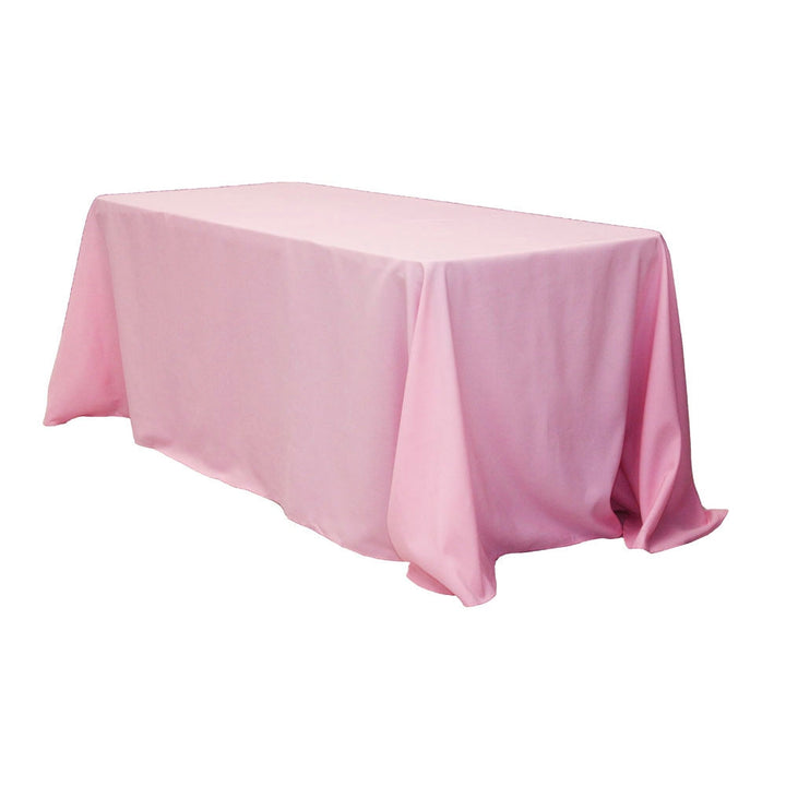 Rectangular Oblong (Square Corners)  Premium Polyester Tablecloth Linens